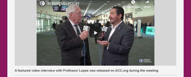 video interview with Professor Lopes